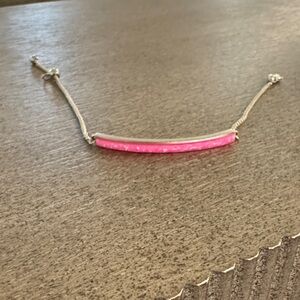 Kendra Scott adjustable Pink Bar Bracelet